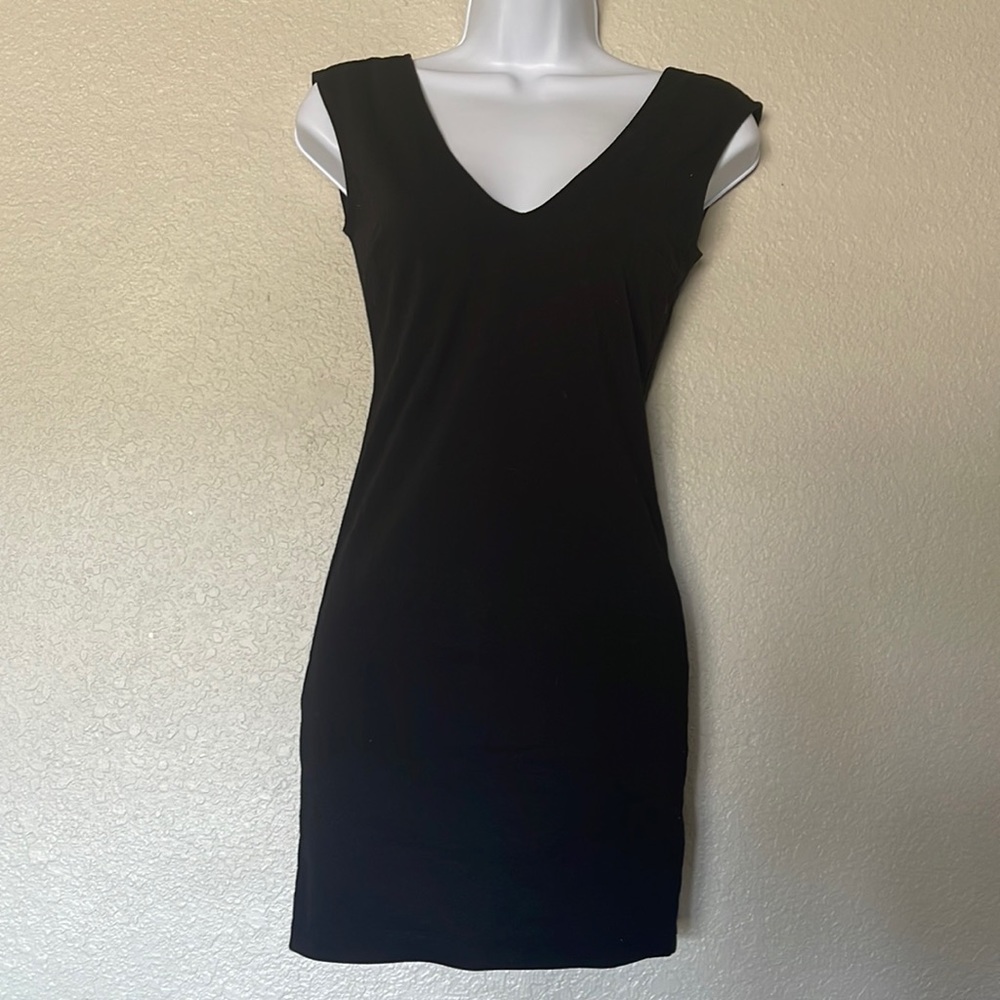 Vneck bodycon dress